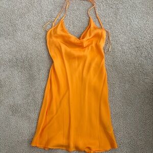 H&M Bright Orange Dress